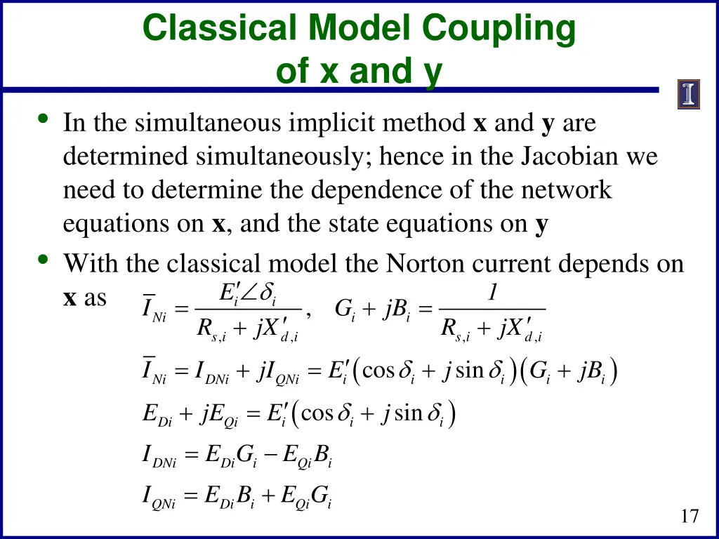 classical model coupling