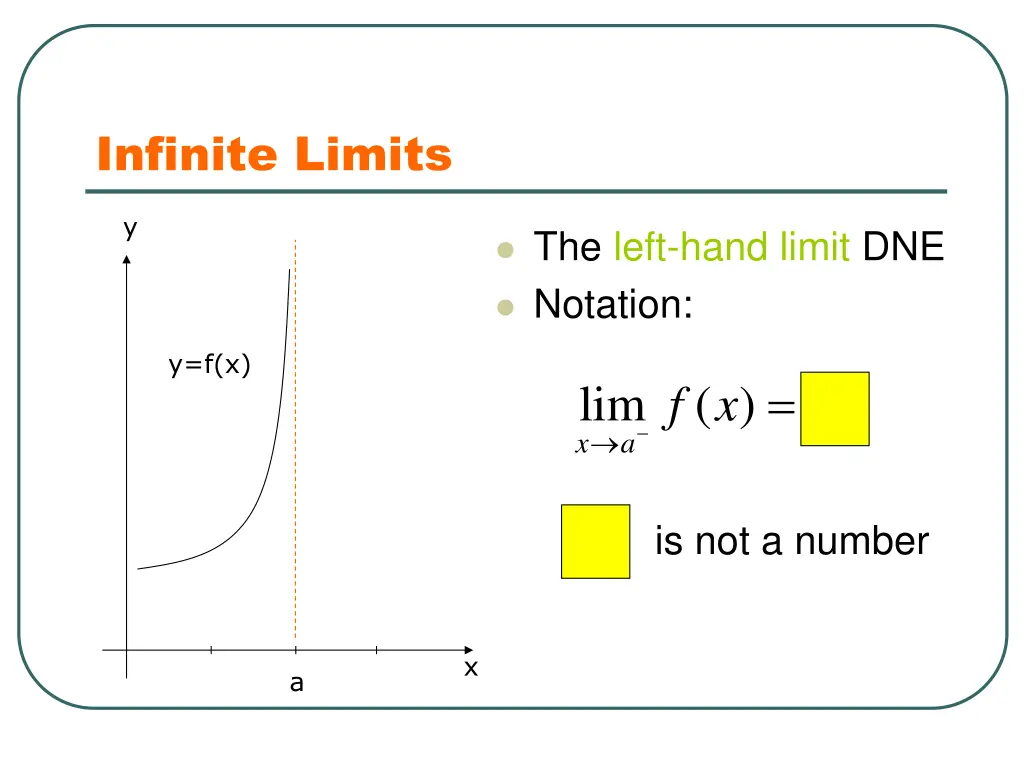 infinite limits