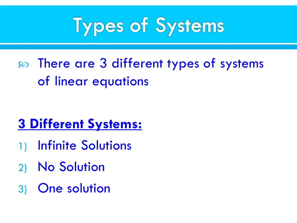 types of systems 1