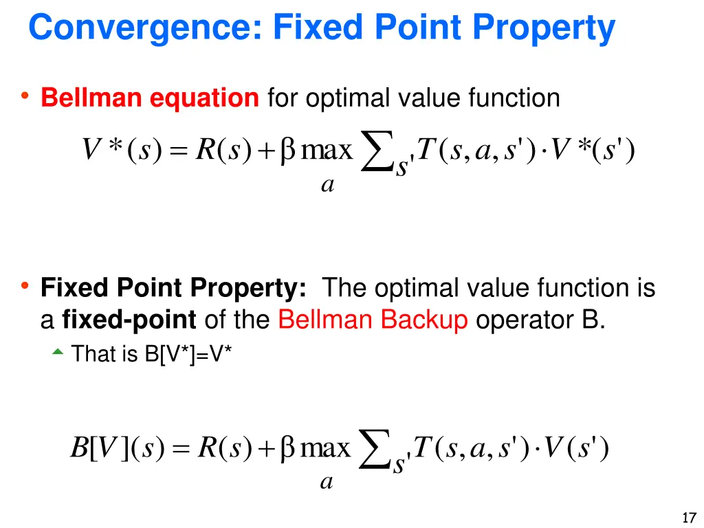 convergence fixed point property