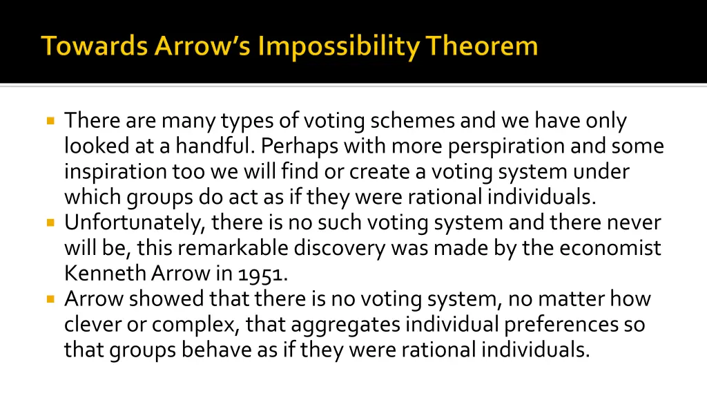 there are many types of voting schemes