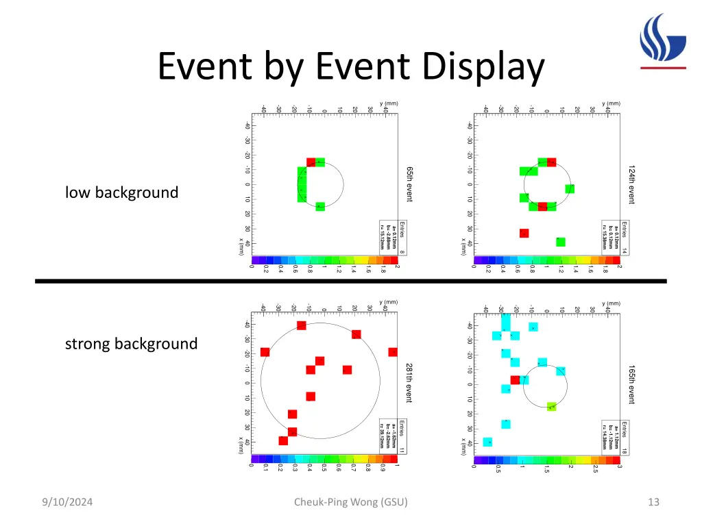 event by event display