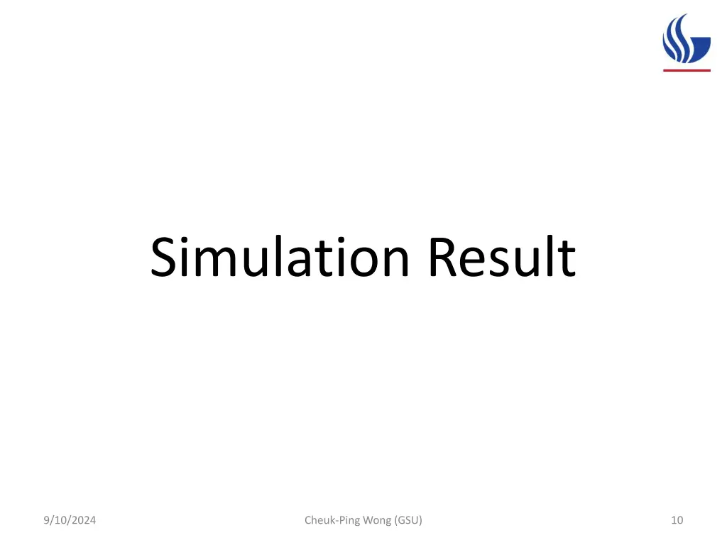 simulation result