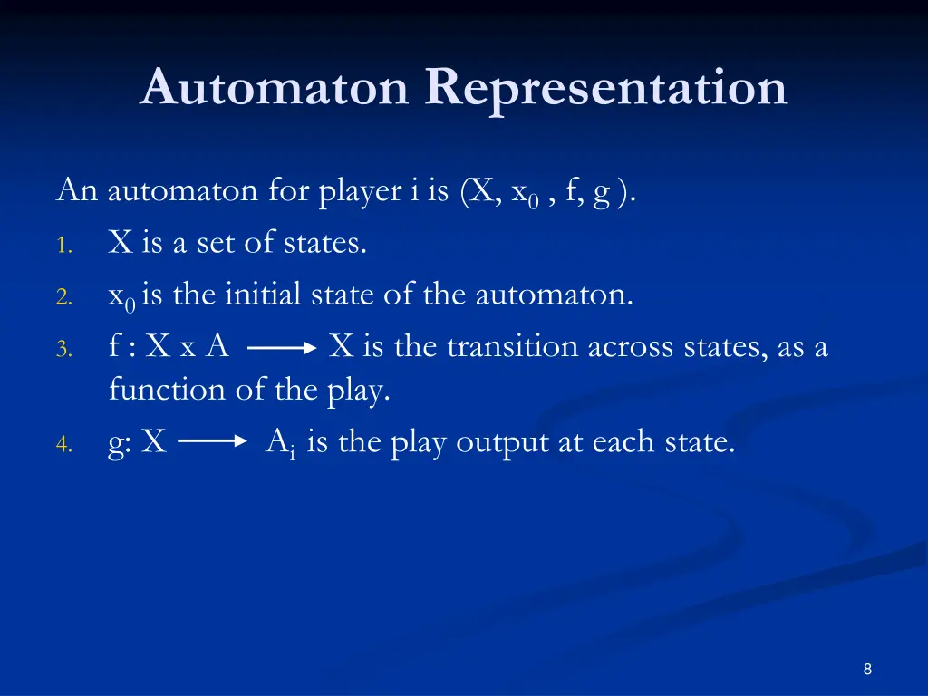 automaton representation