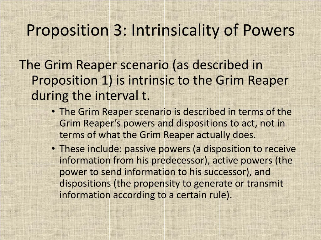 proposition 3 intrinsicality of powers