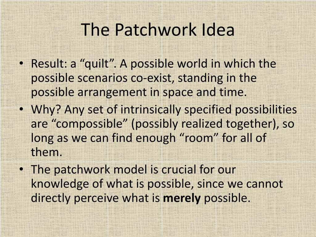 the patchwork idea 1