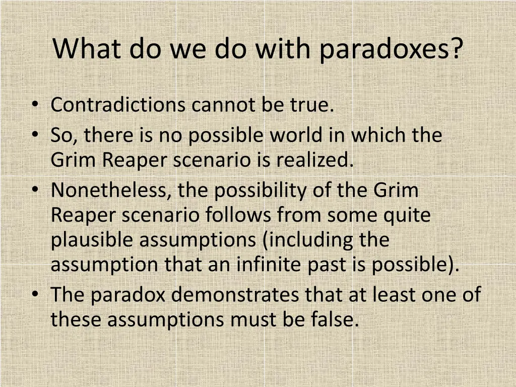 what do we do with paradoxes