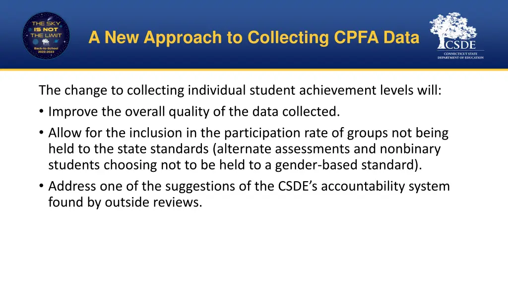 a new approach to collecting cpfa data