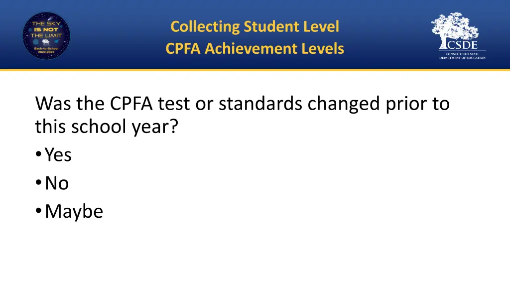 collecting student level cpfa achievement levels 1