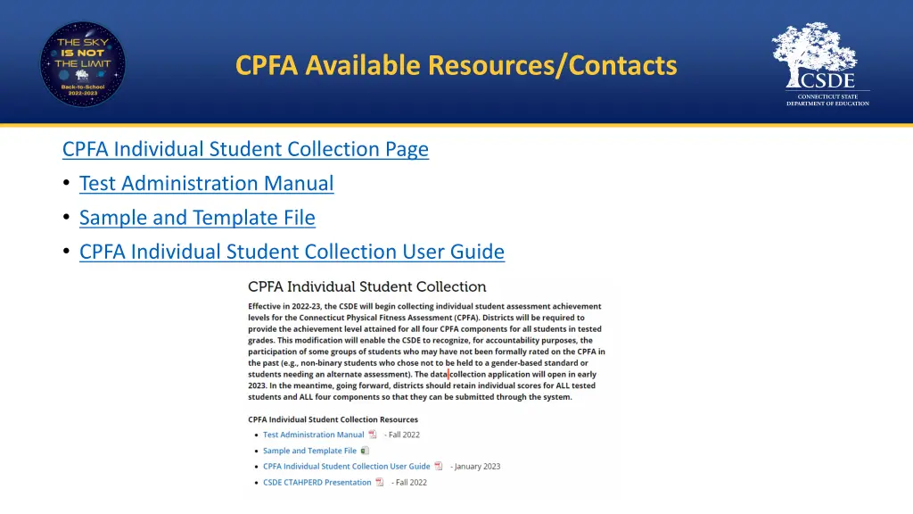 cpfa available resources contacts