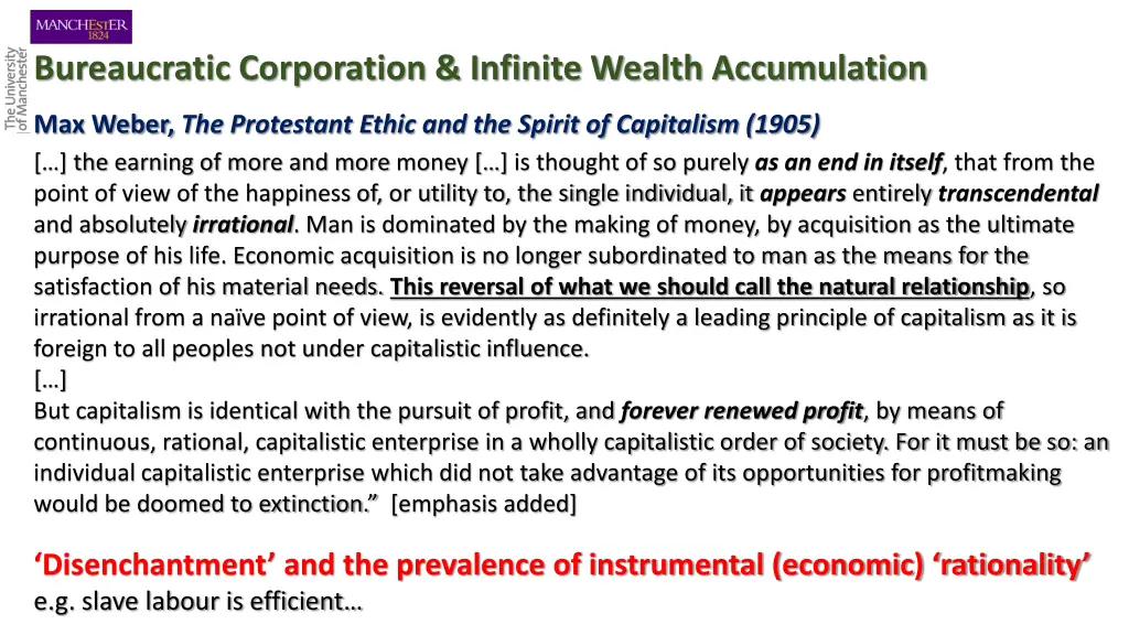 bureaucratic corporation infinite wealth 1