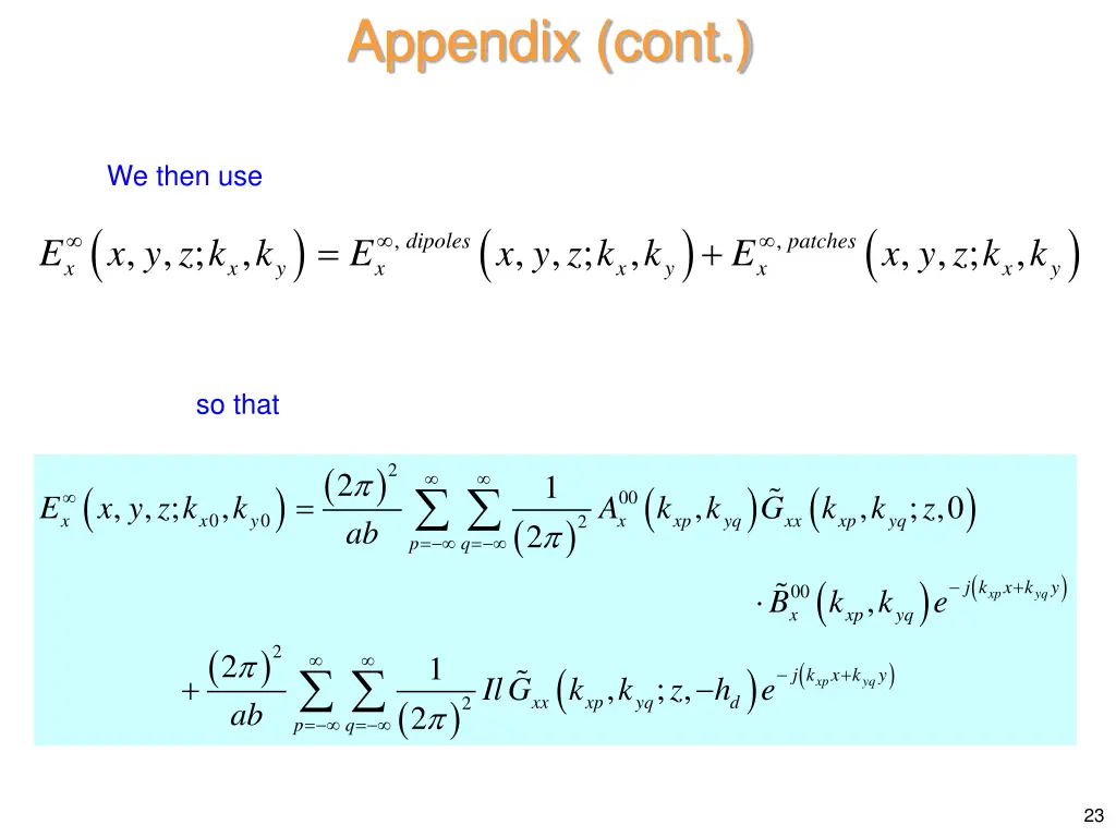 appendix cont 7