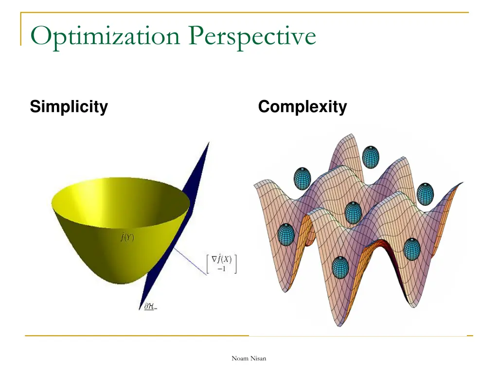 optimization perspective