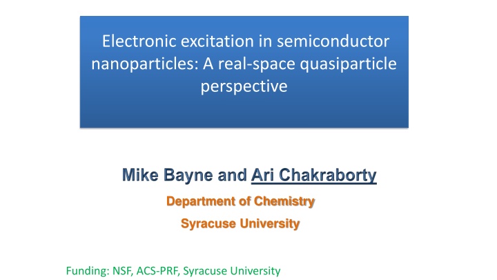 electronic excitation in semiconductor