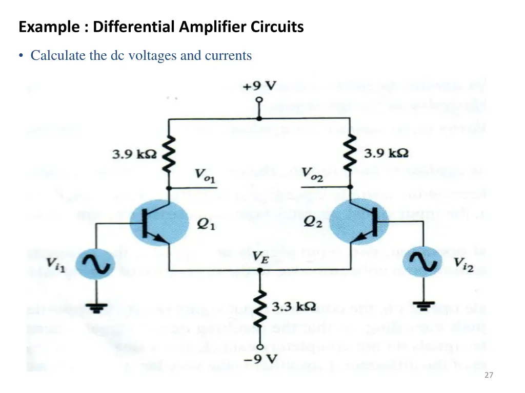 example differential amplifier circuits