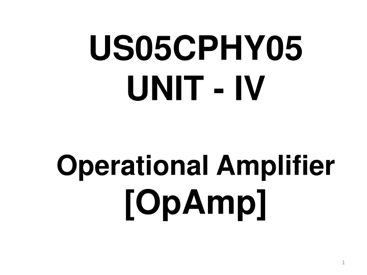 us05cphy05 unit iv