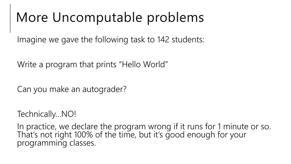 more uncomputable problems 1