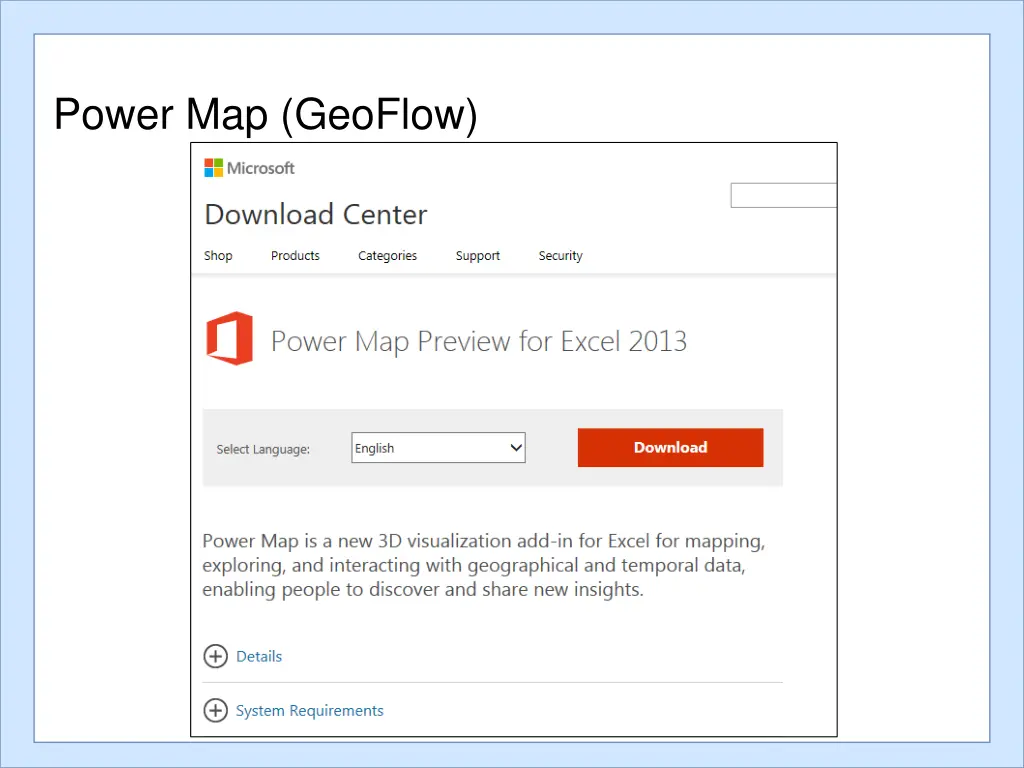 power map geoflow 1