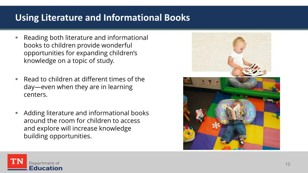 using literature and informational books