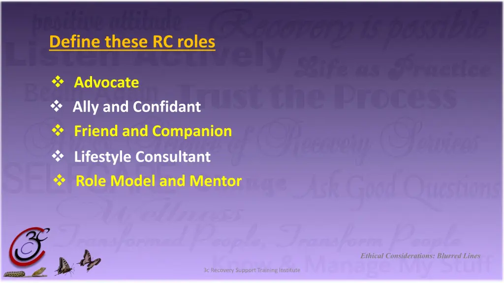 define these rc roles