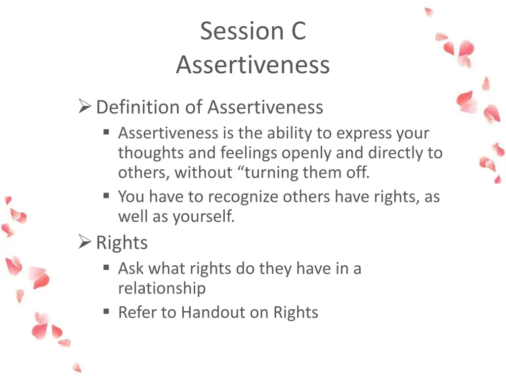 session c assertiveness 1