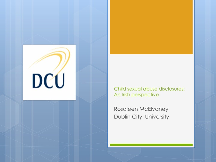 child sexual abuse disclosures an irish