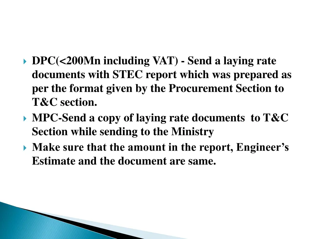 dpc 200mn including vat send a laying rate