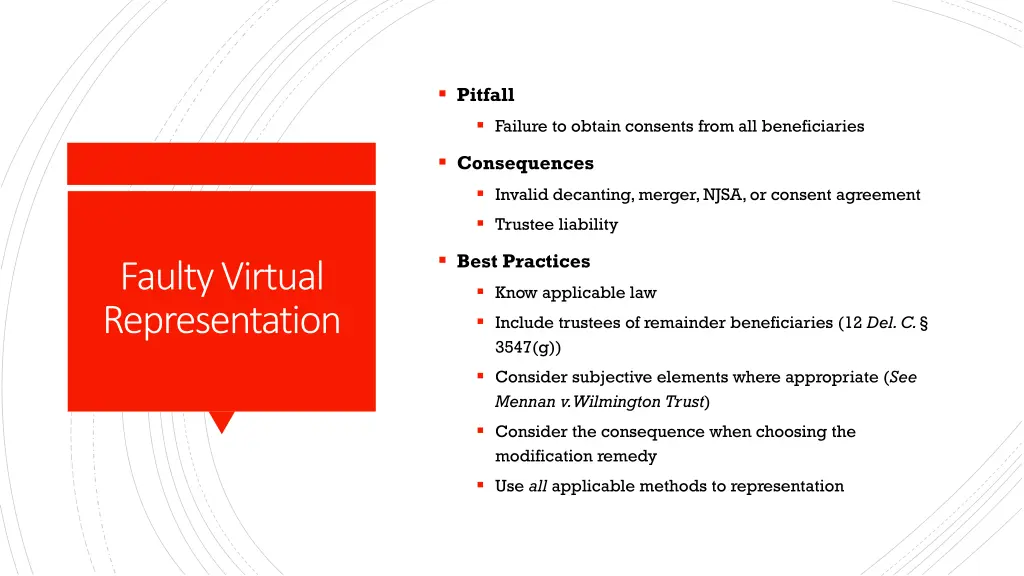 pitfall failure to obtain consents from