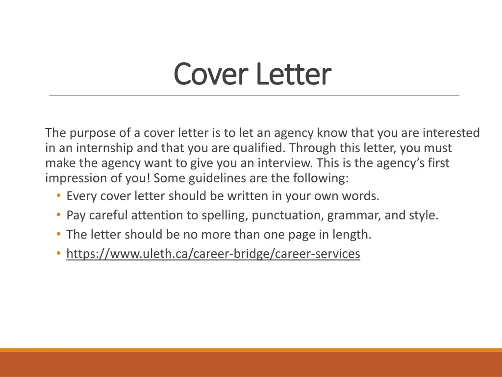 cover letter cover letter