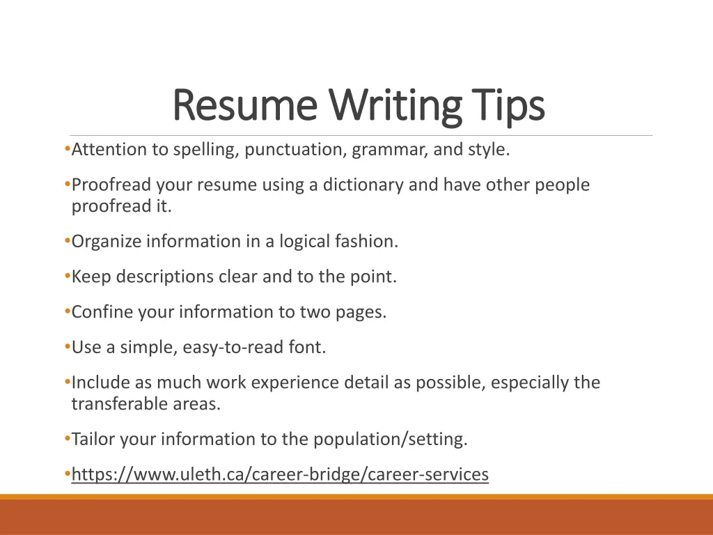 resume writing tips resume writing tips attention