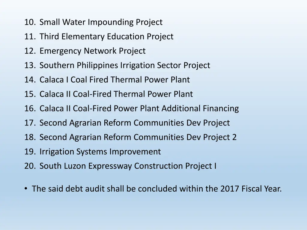 10 small water impounding project