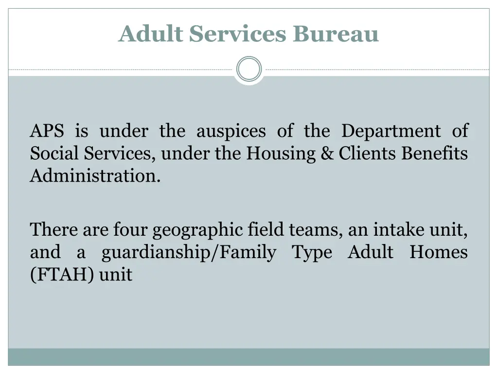 adult services bureau