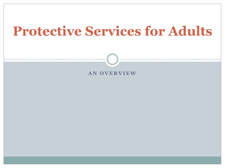 protective services for adults