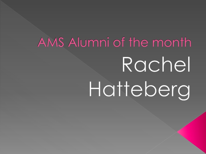 ams alumni of the month