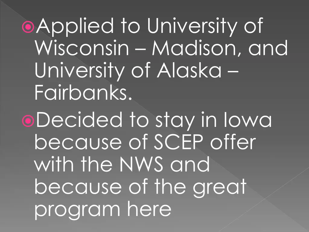 applied to university of wisconsin madison