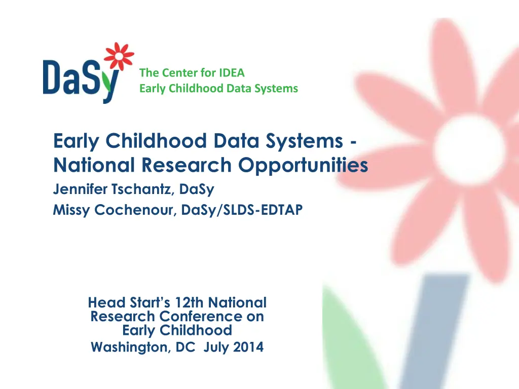 the center for idea early childhood data systems 1