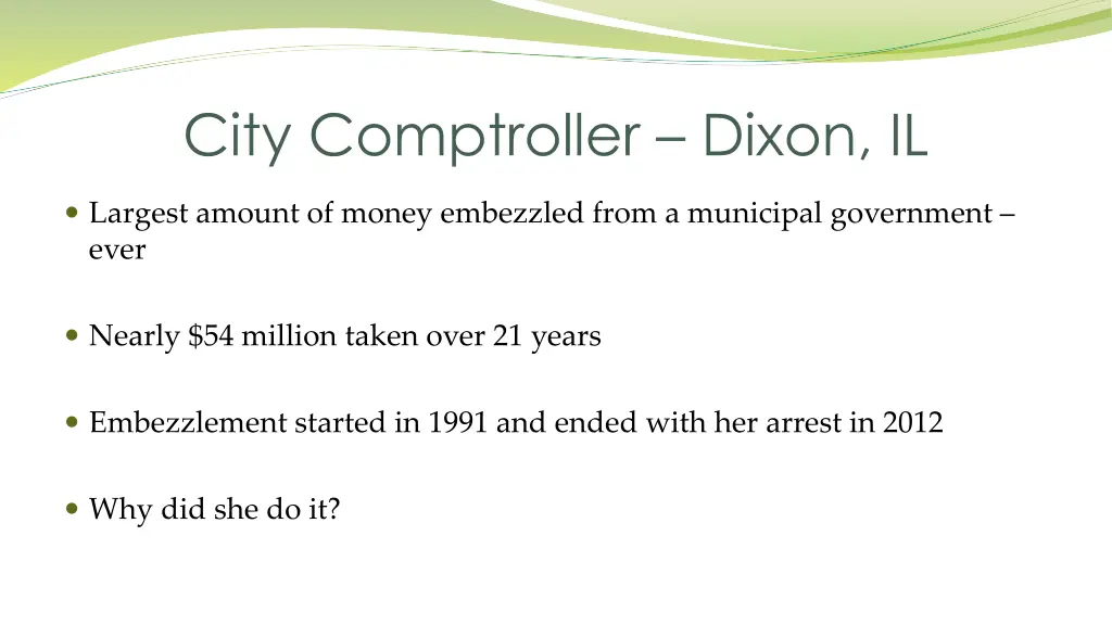 city comptroller dixon il 1