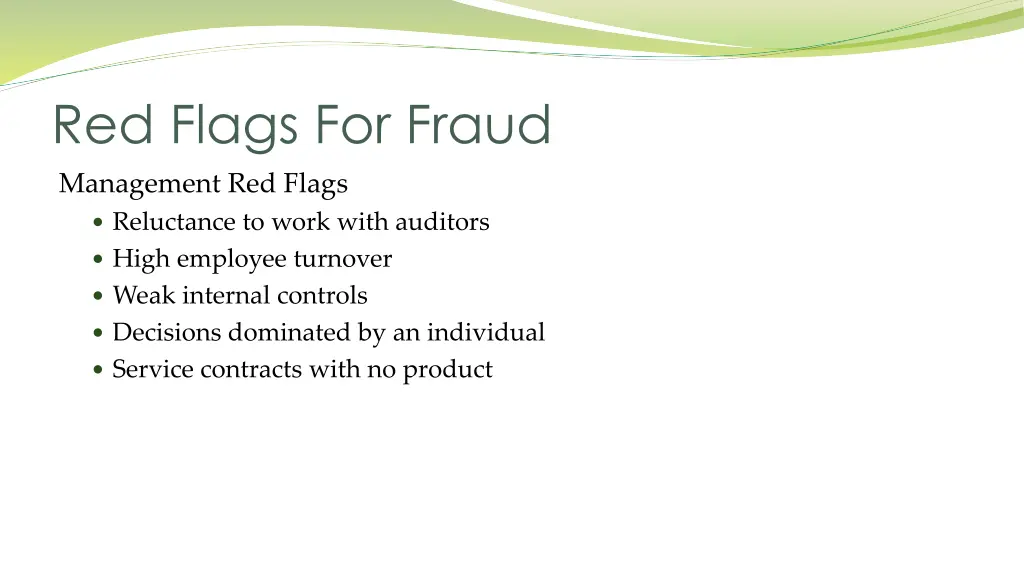 red flags for fraud 1