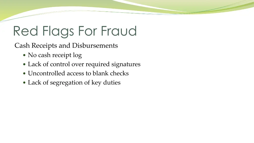 red flags for fraud 2