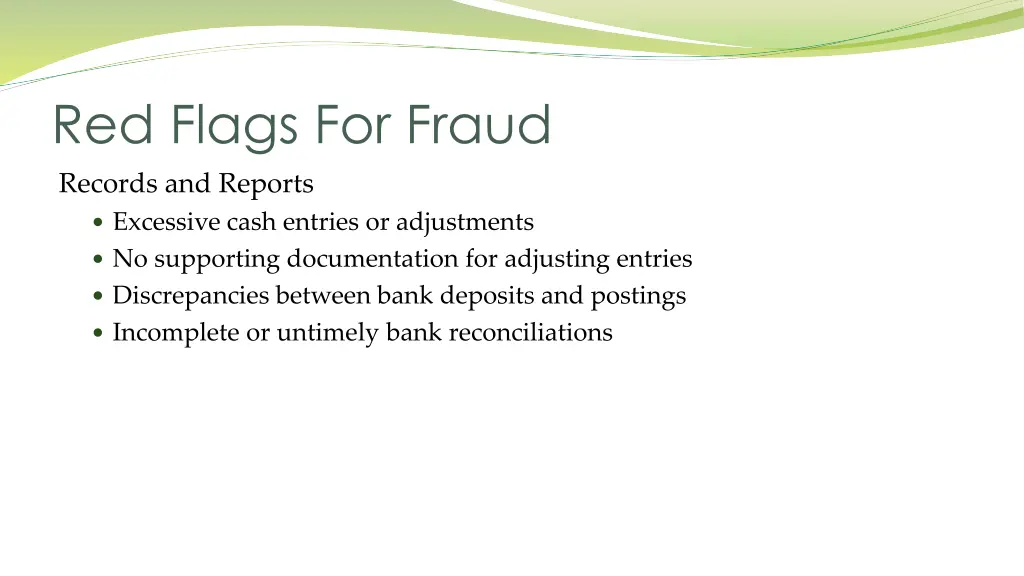 red flags for fraud 3