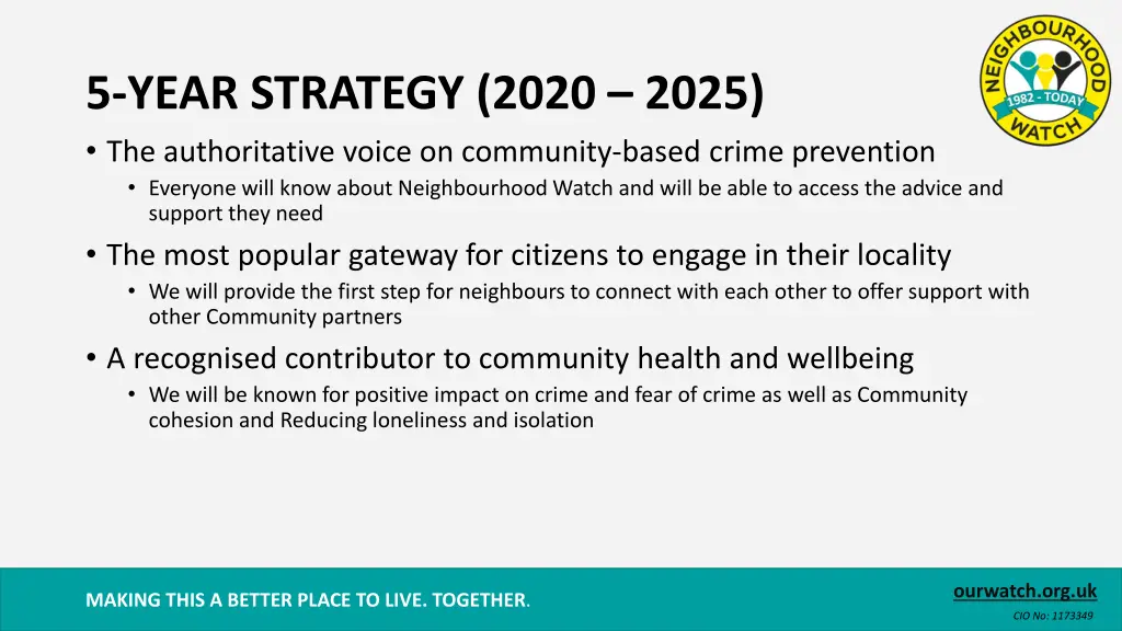 5 year strategy 2020 2025 the authoritative voice