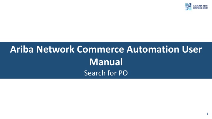 ariba network commerce automation user manual