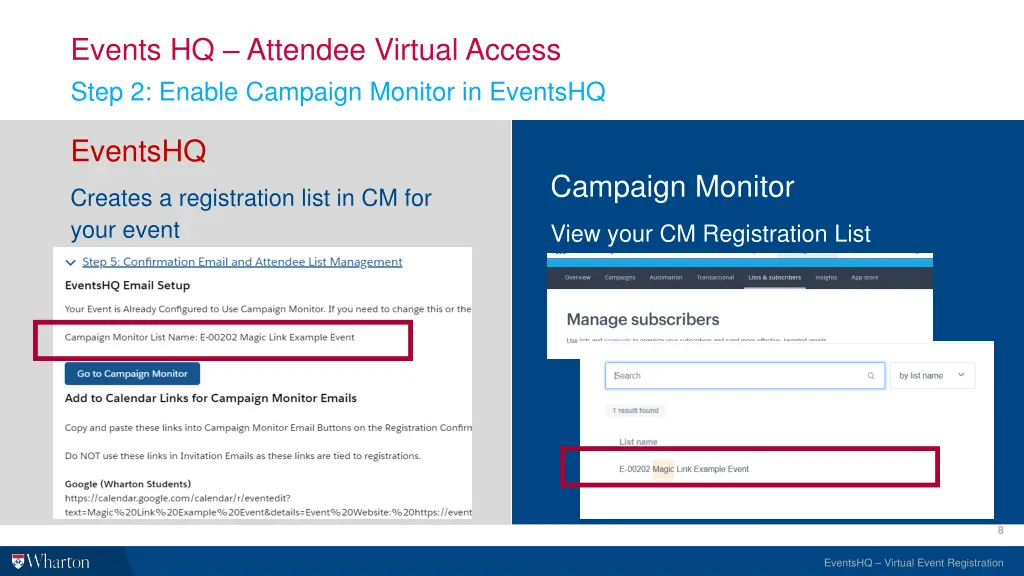 events hq attendee virtual access step 2 enable