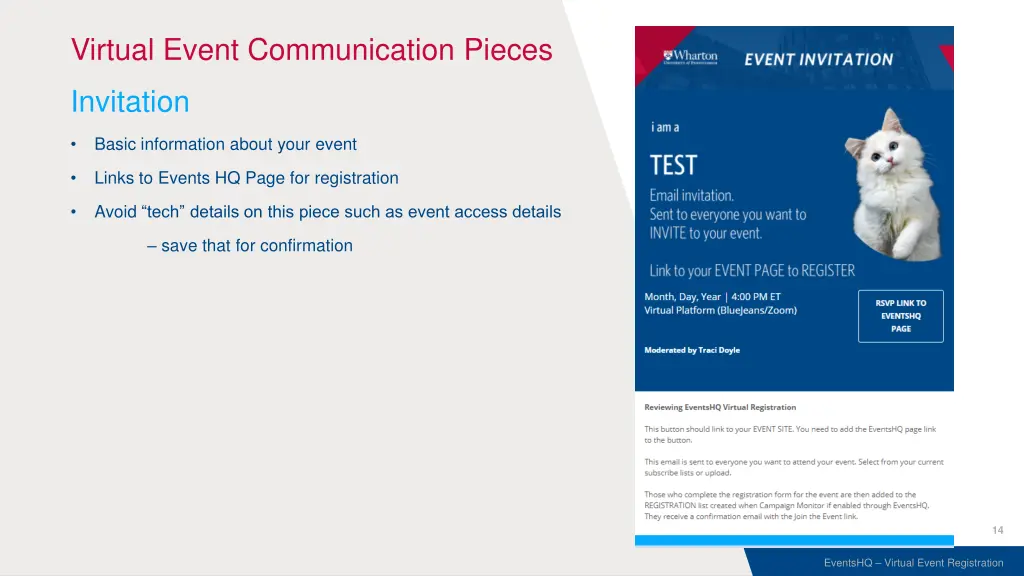 virtual event communication pieces