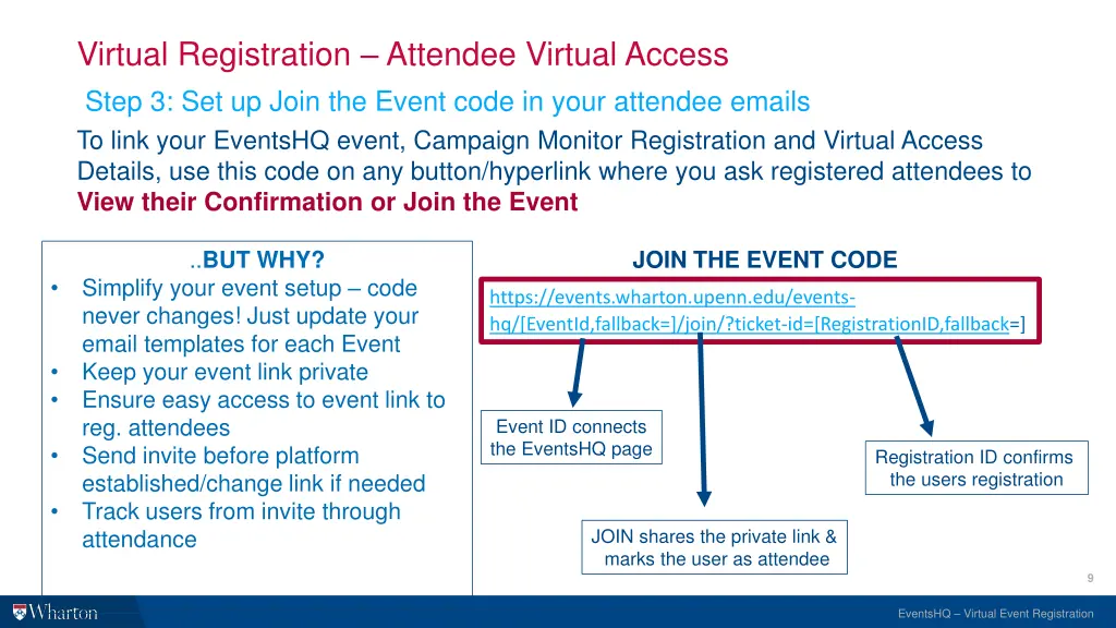 virtual registration attendee virtual access step