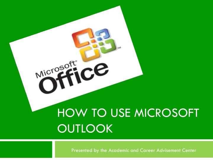 how to use microsoft outlook