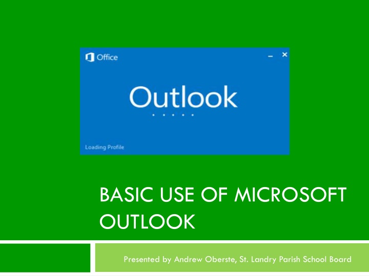 basic use of microsoft outlook