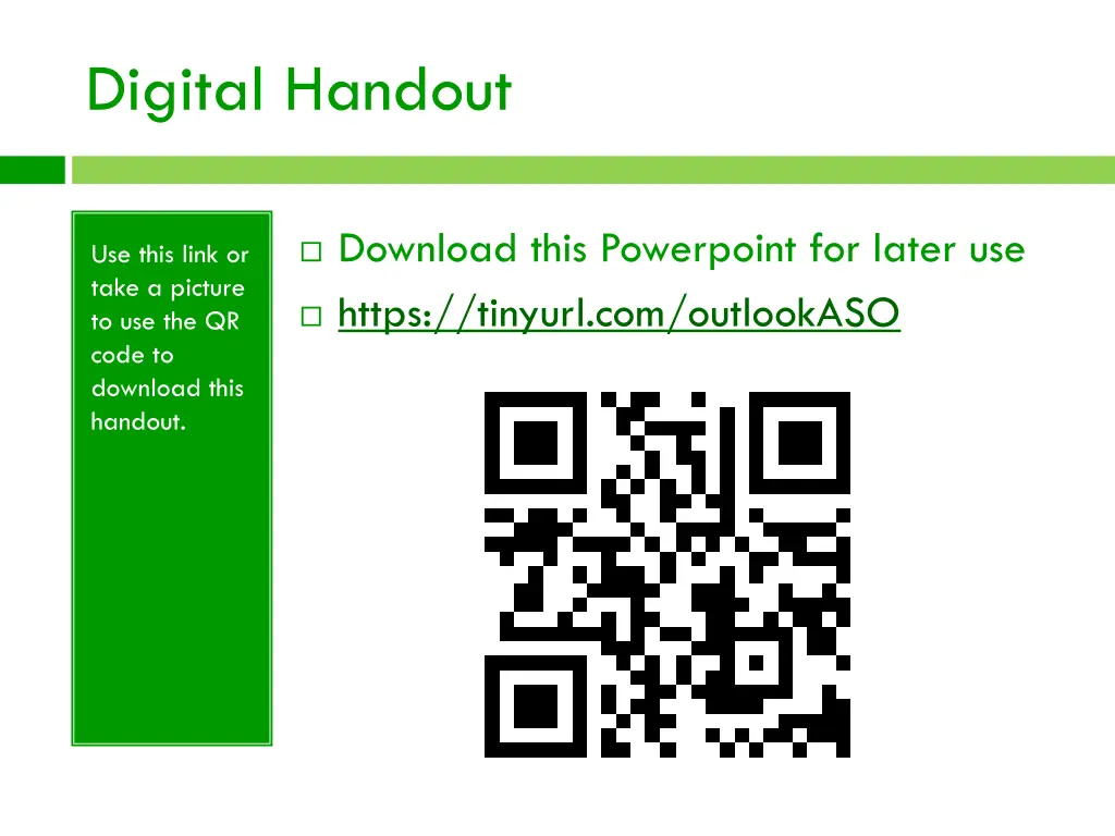 digital handout