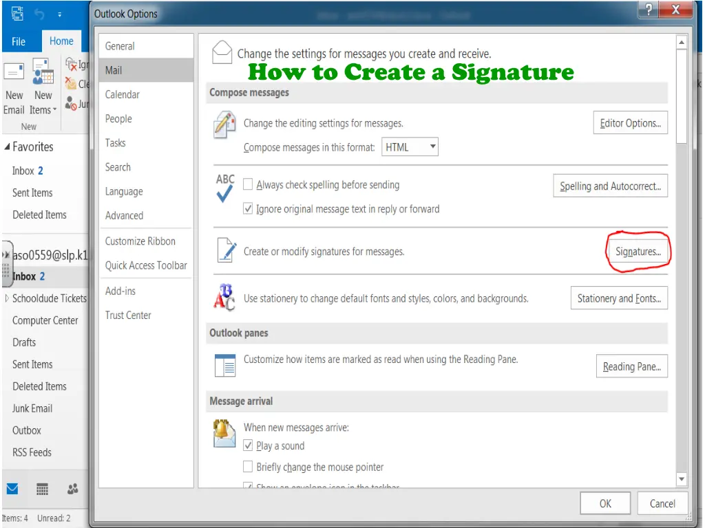 how to create a signature