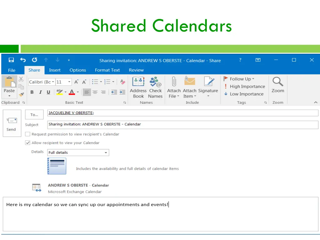 shared calendars 1